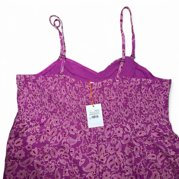 Knox Rose Paisley Sleeveless Jumpsuit Romper 3X - Picture 6 of 6